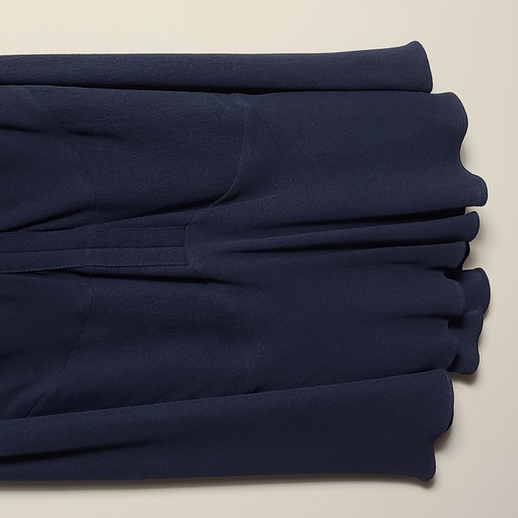 THEYSKENS' THEORY' Silk Midnight Blue Mini Dress Size US 6 EUR 40 - Picture 6 of 16